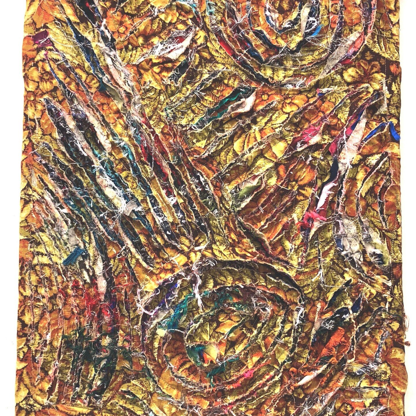 Take our upcoming SLASHED FABRIC workshop Saturday, October 15th from 10 to 4. Bring your fabric stash ( we'll be glad to provide our stash) and create an interesting wall hanging that features texture and interesting color. (requires a sewing machin